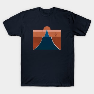 Sunset in desert 4 T-Shirt